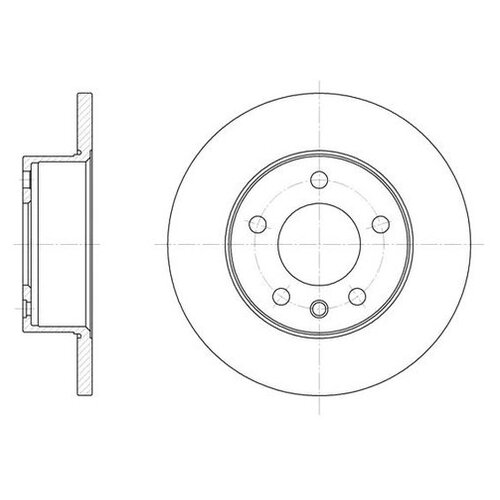 фото Тормозной диск roadhouse 6201.00 для opel omega road house