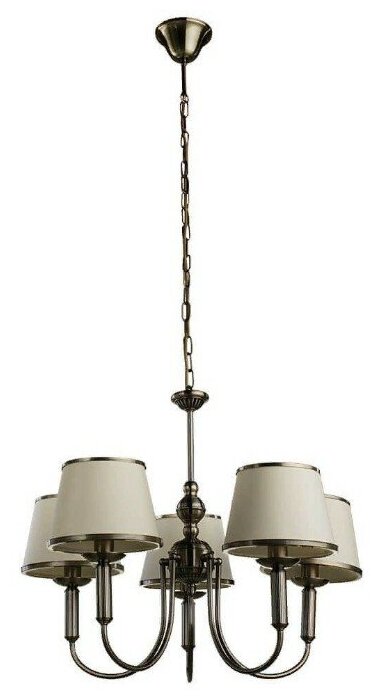 Люстра Arte Lamp Alice A3579LM-5AB, E14, 40 Вт, кол-во ламп: 5 шт., цвет: бронза