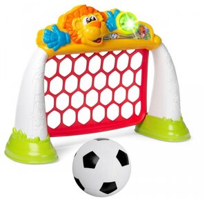 Развивающая игрушка Chicco Футбол Dribbling Goal League, разноцветный