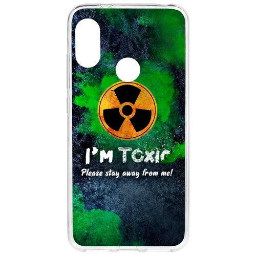 фото Чехол на xiaomi redmi 6 pro kruche print toxic кruче