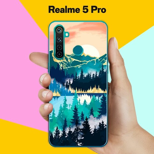 Силиконовый чехол на realme 5 Pro Пейзаж 11 / для Реалми 5 Про силиконовый чехол на realme 5 пейзаж 13 для реалми 5