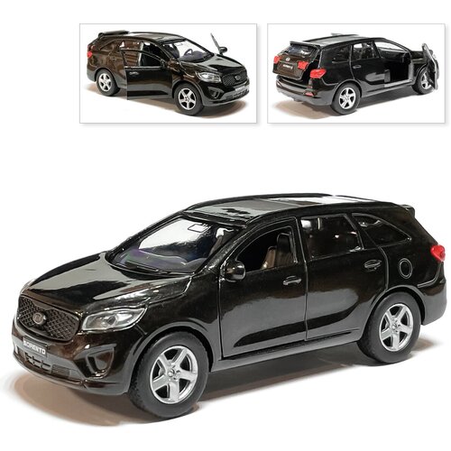 Машина Kia Sorento Prime, инерционная, черный, Технопарк, 12 см