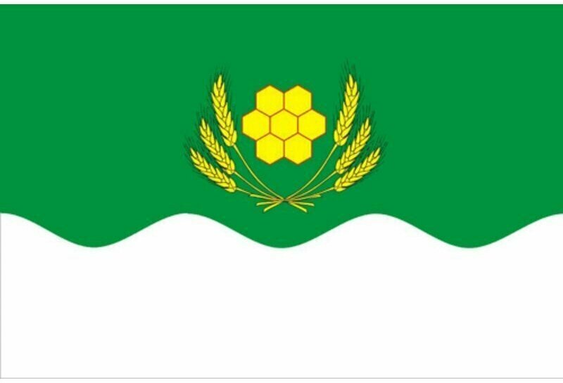 Флаг Куртамышского района. Размер 135x90 см.