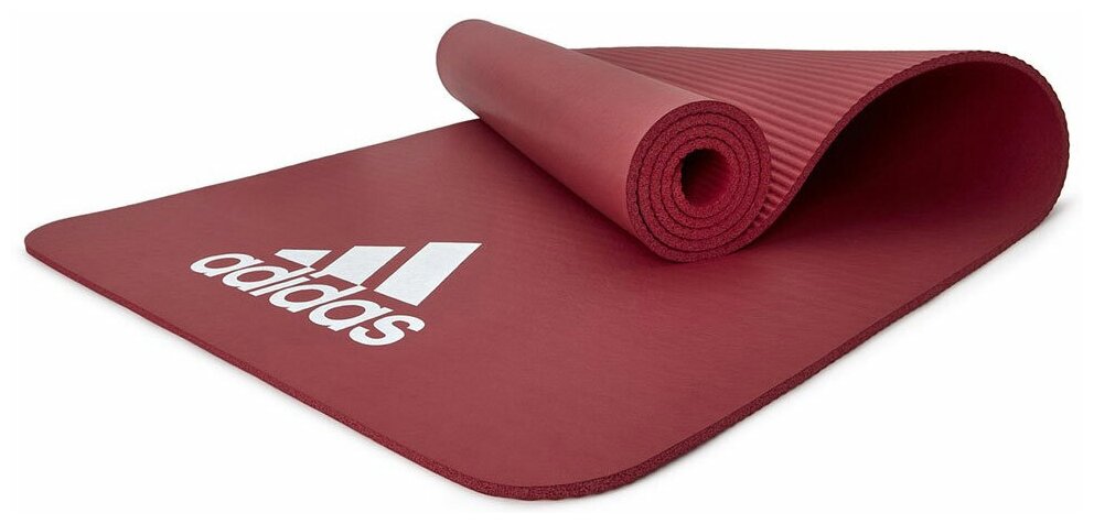 Тренировочный коврик (фитнес-мат) Adidas красный
