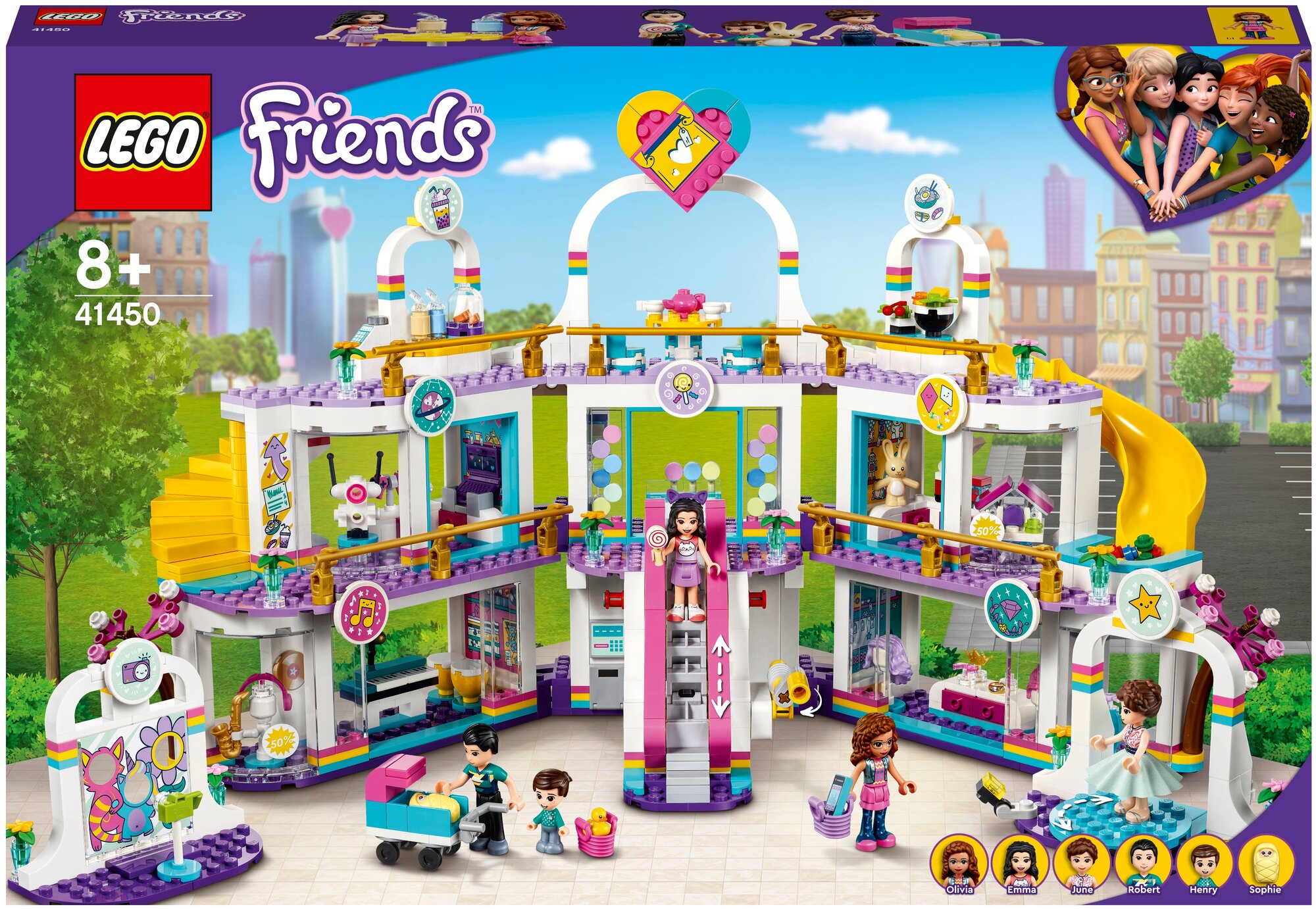 Lego Friends "Торговый центр Хартлейк Сити" 41450 .