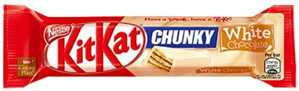 Шоколадный батончик KitKat Chunky 16 шт/ Киткат шоколад / Сладости из европы в упаковке ассорти 4 вкуса по 4 шт - фотография № 5