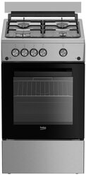 Газовая плита Beko FSG52010GXC, серебристый