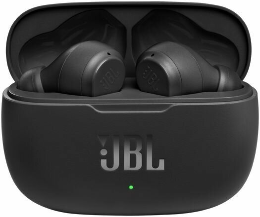 Наушники JBL Wave 200TWS, Bluetooth, внутриканальные, черный [jblw200twsblkin]