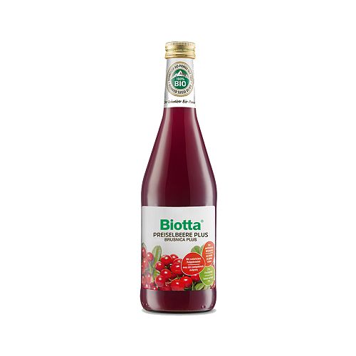 Нектар Biotta Брусника-Клюква, без сахара, 0.5 л, 500 г