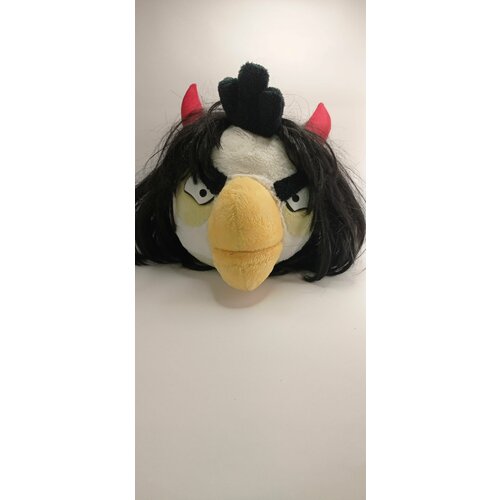 Мягкая игрушка Angry Birds матильда в парике / matilda энгри бердс angry birds свин в шлеме мягкая игрушка