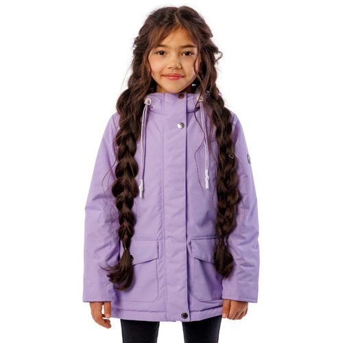 Парка UKI KiDS, размер 116, фиолетовый