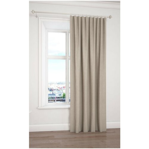 Портьеры ARCO DORO J804 на ленте, 145х260 см, 1 шт., коричневый