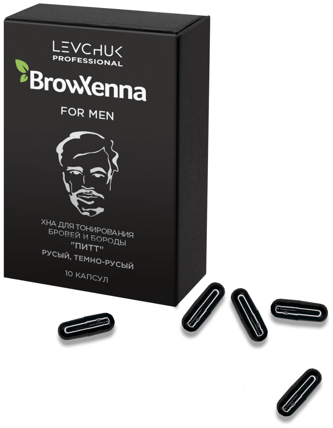 Хна для тонирования бровей и бороды BrowXenna for Men «Питт»
