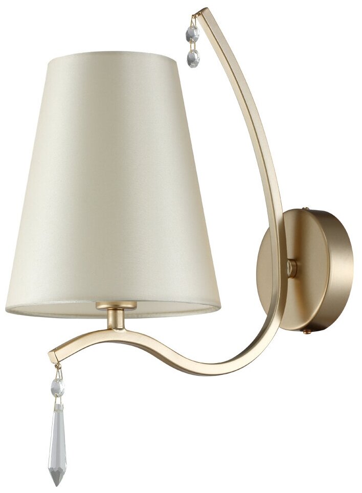 Бра Crystal Lux RENATA AP1 GOLD E14 1*60W Золотой