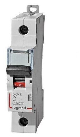 DX3-E 407256 Автоматический выключатель однополюсный 1А (6 кА, C) Legrand - фото №11