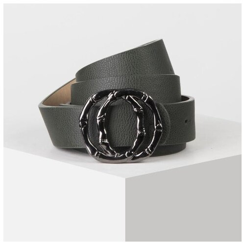 фото Ремень жен 05-01-03-04 бруна, 2,8*0,2*110см, флотер, пряжка металл, т-зелен 5140341 сима-ленд