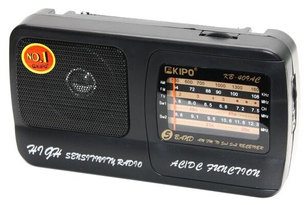 Радиоприемник KIPO KB-409 AC черный