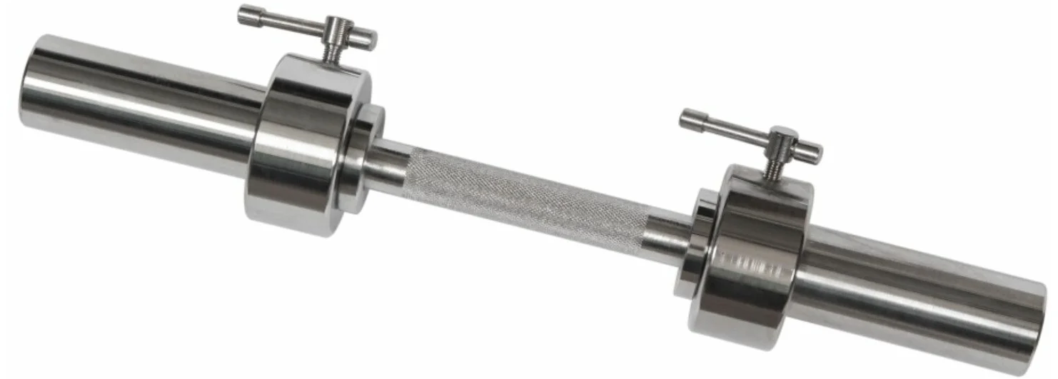 Гриф MB Barbell MB-BarM50-710L (втулка) серебристый