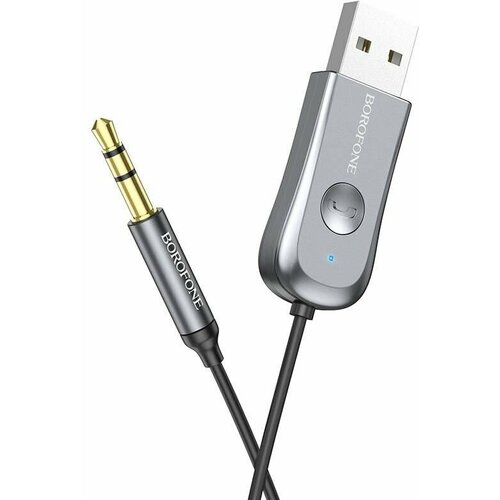 Ресивер-AUX проигрыватель Bluetooth V50 BOROFONE BC44 AUX 35-USB с микрофоном 69000₽