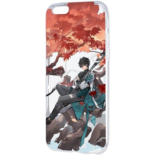 Силиконовый чехол Mcover для Apple iPhone 6 / iPhone 6S Honkai Impact, Дань Хэн