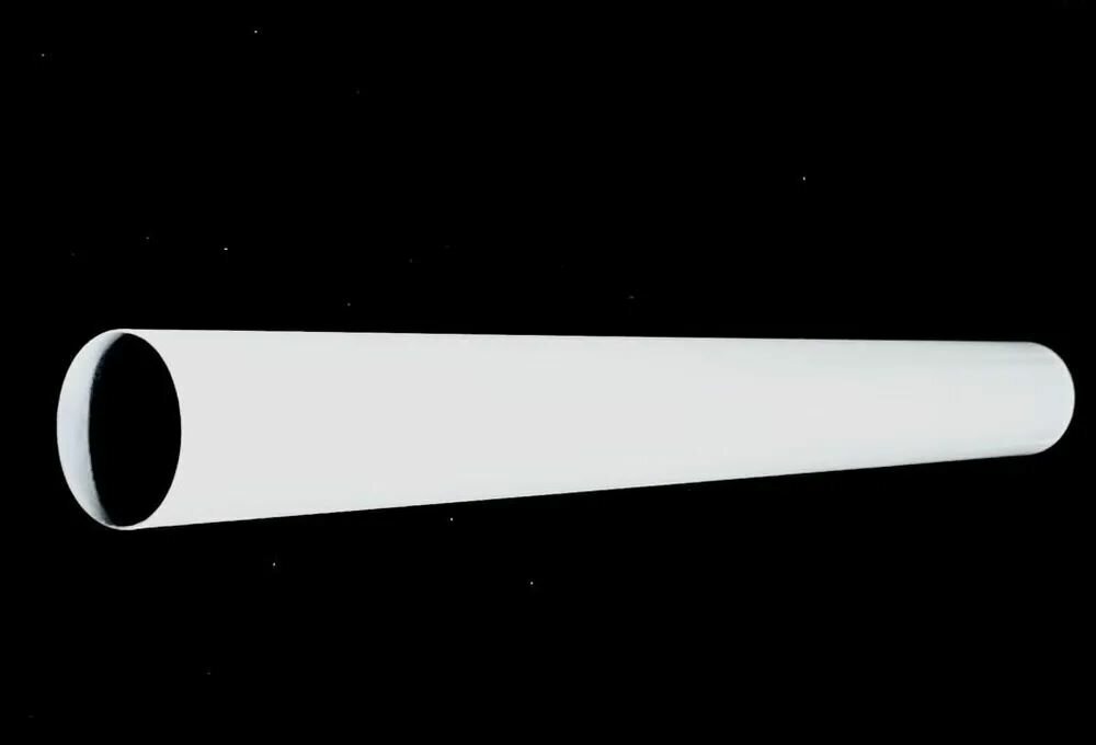 Трубка для сифона Белый матовый с фланцем d 32мм, длина 50см - фотография № 3