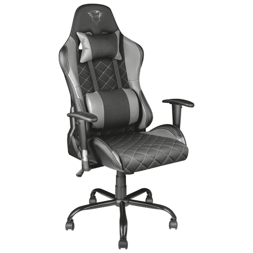 фото Компьютерное кресло trust gxt 707 игровое, обивка: текстиль/искусственная кожа, цвет: grey