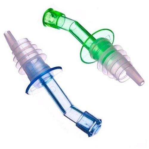 фото Набор насадок на бутылку доляна «элемент» 2 шт / дозатор для открытых бутылок / пробка на бутылку пластиковая