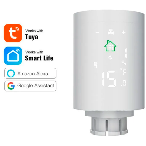 умный zigbee клапан автополива vf zb61 Термостат радиатора Zigbee, контроллер температуры, радиаторный клапан для системы Умный дом