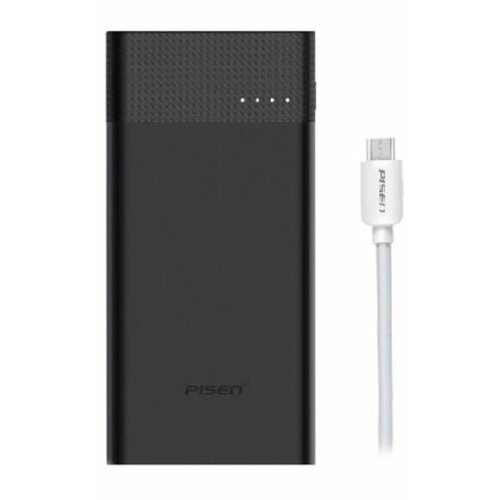 Внешний аккумулятор Power Bank 10000 mAh Pisen 2S Pro черный 175100₽