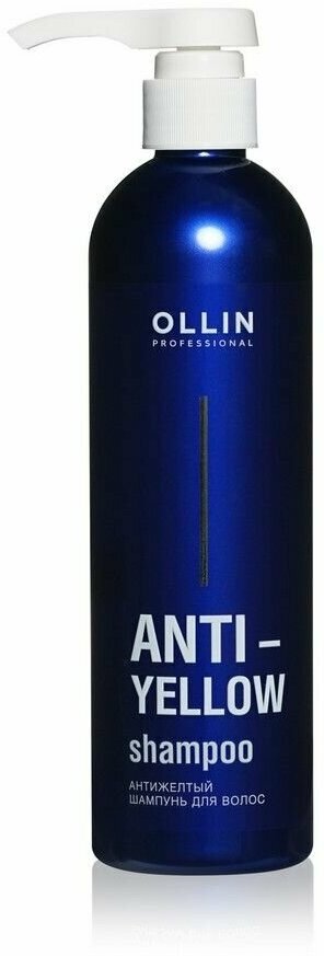OLLIN PROFESSIONAL Аnti-yellow Антижелтый шампунь для волос, 500мл