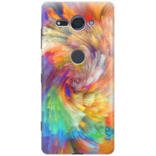 фото Re:pa накладка transparent для sony xperia xz2 compact с принтом "акварельная красота"