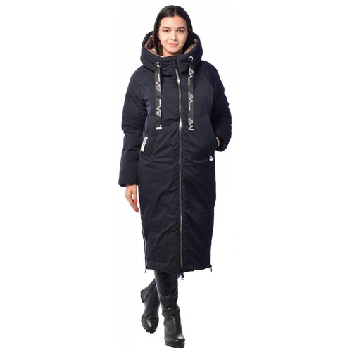 фото Зимняя куртка женская evacana 21175 (темн. синий 494/50)