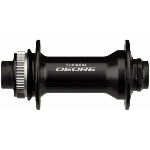 Втулка передняя Shimano Deore M6010, 32 отверстия, под ось 100x15 мм, C.Lock, черная, EHBM6010BX