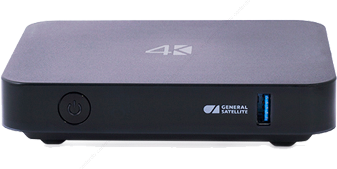 Спутниковый приемник GS C593 TV BOX Единый Ultra Онлайн-2500 в год (Клиент Триколор ТВ UHD 4K) General Satellite C 593