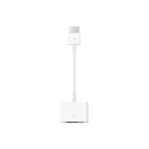 Переходник/адаптер Apple DVI-D - HDMI, 0.1 м, белый переходник адаптер apple dvi d hdmi 0 1 м белый