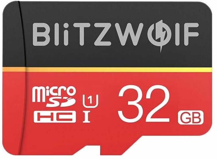 Карта памяти с адаптером BlitzWolf BW-TF1 32GB Memory Card with Adapter Red