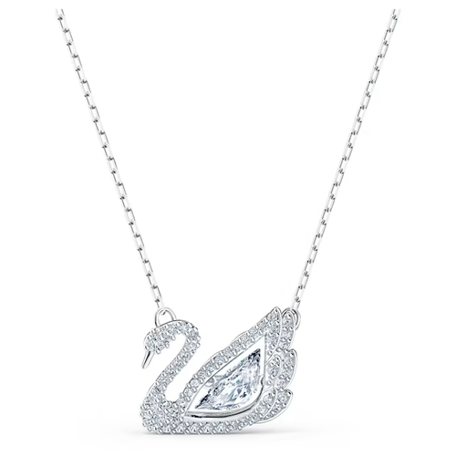 Колье Swarovski Dancing Swan White/ Лебедь / Кристаллы Swarovski