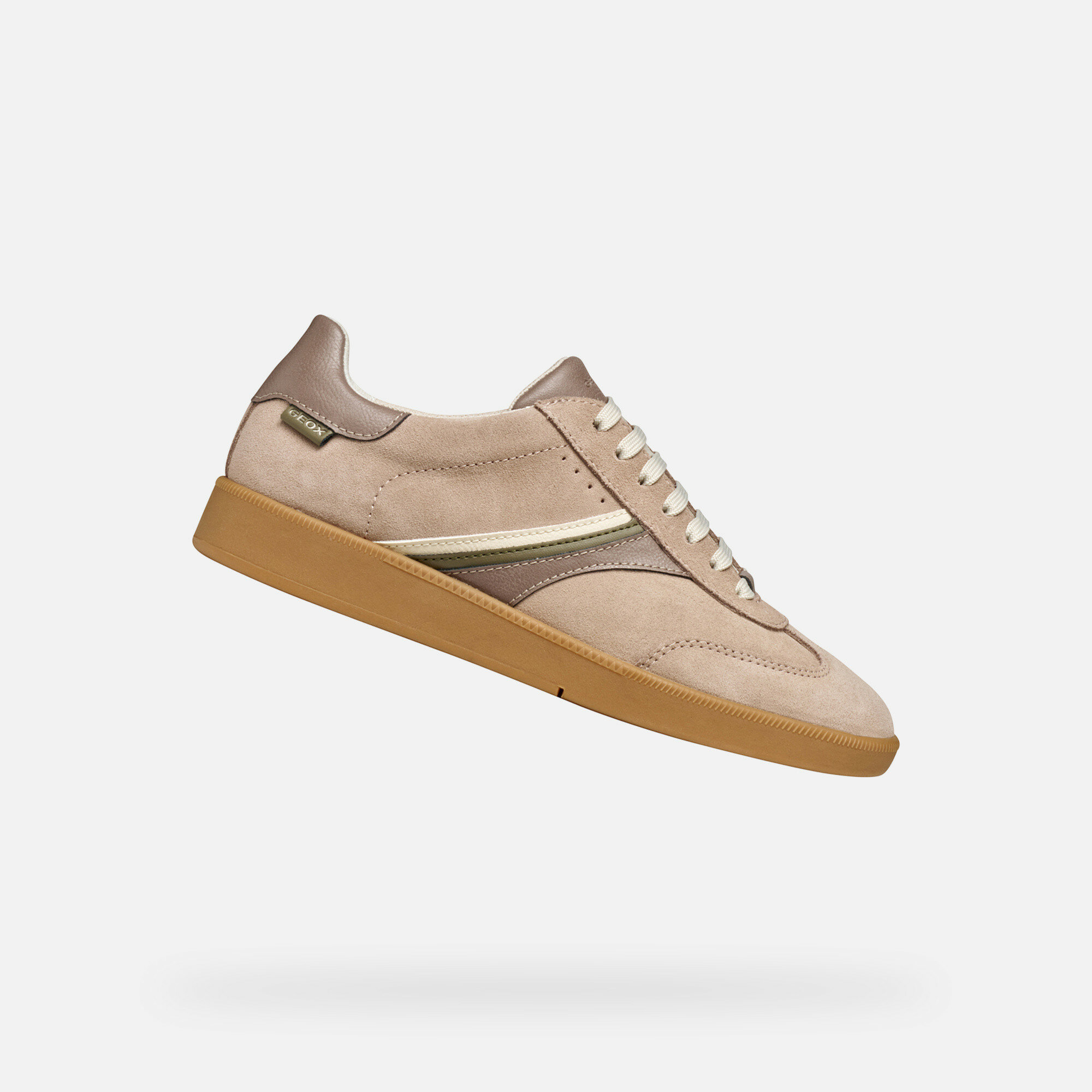 Кроссовки GEOX, размер 37 EU, серо-бежевый — фото 1