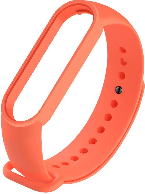Силиконовый ремешок для фитнес-браслета Xiaomi Mi Band 5/6, оранжевый
