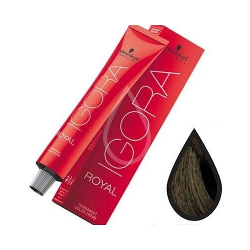 Schwarzkopf IGORA ROYAL 5-4 Светлый коричневый бежевый 60 мл NEW