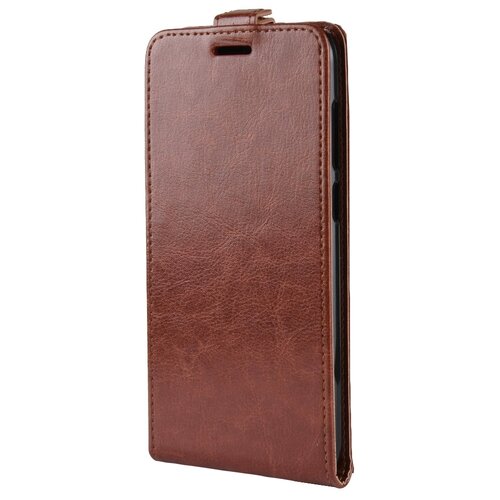 фото Чехол-флип mypads для samsung galaxy a32 sm-a325f (2021) коричневый из натуральной кожи prestige