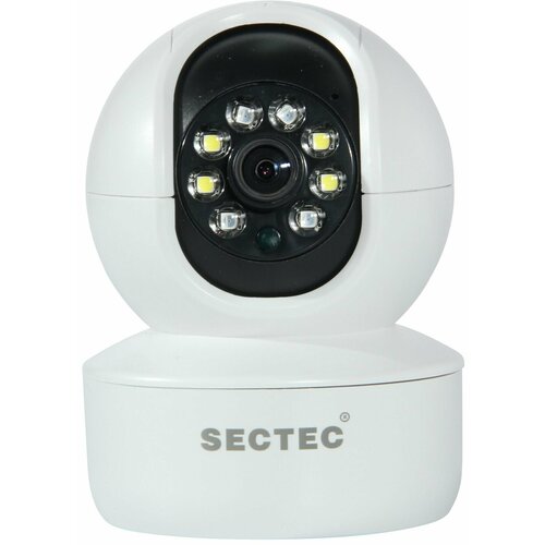 Компактная поворотная Wi-Fi 2Мп IP камера видеонаблюдения STARVIS COLORVU SECTEC ST-IP295-2M-XM 296800₽
