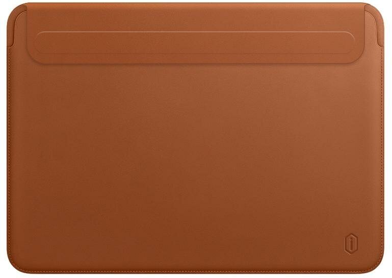 Чехол для MacBook Pro 14 WIWU Skin New Pro 2 Leather Sleeve Brown