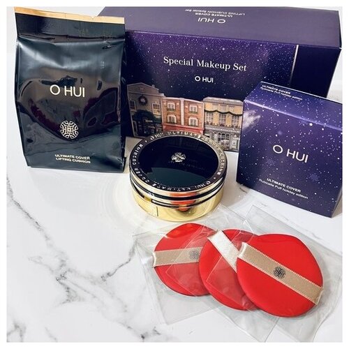 O HUI Кушон с лифтинг эффектом (тон 01 Milk Beige ) ULTIMATE COVER LIFTING SPF50+/PA +++