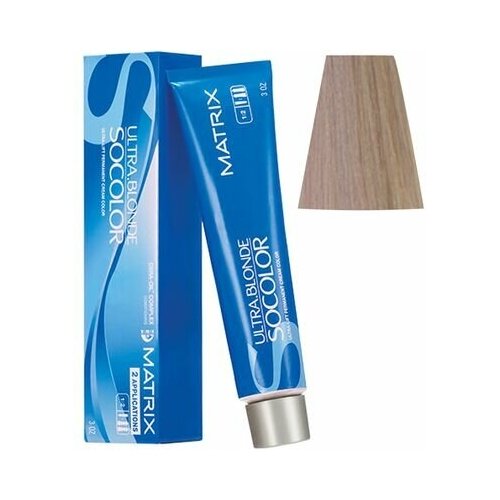 Matrix SoColor перманентная крем-краска для волос Pre-Bonded, UL-M ультра блонд мокка, 90 мл