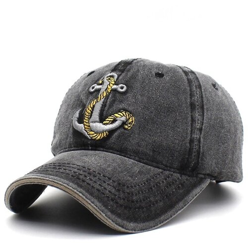 фото Бейсболка , размер 55-61, серый m-trend