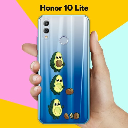 Силиконовый чехол Авокадо из авокадо на Honor 10 Lite силиконовый чехол авокадо из авокадо на honor 7a pro