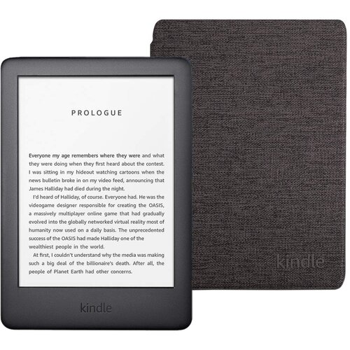 Электронная книга Amazon Kindle 10 8Gb SO Black с оригинальной обложкой Charcoal Black