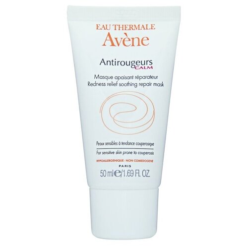 AVENE Маска Antirougeurs Calm успокаивающая от покраснений кожи, 50 г, 50 мл успокаивающая маска против покраснений кожи eau thermale avene antirougeurs calm 50 мл