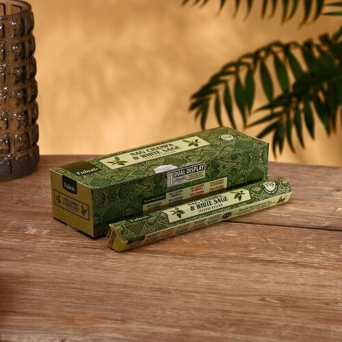 Tulasi Благовония NAG CHAMPA Tulasi 15 аромапалочек White sage благовония nag champa tulasi 15 аромапалочек jasmine